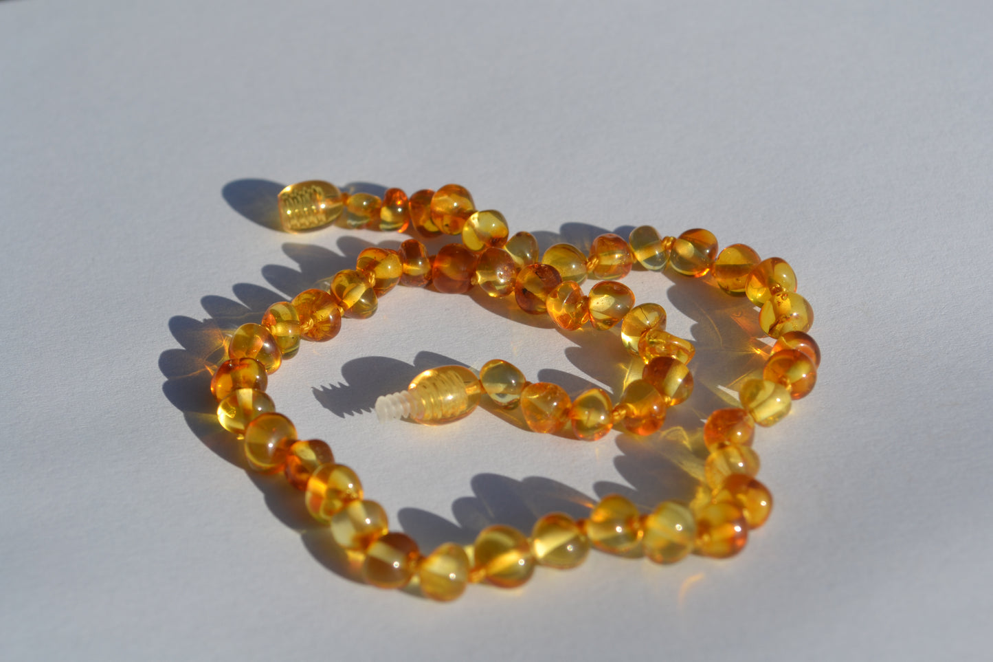 Amber baby necklace honey 32cm