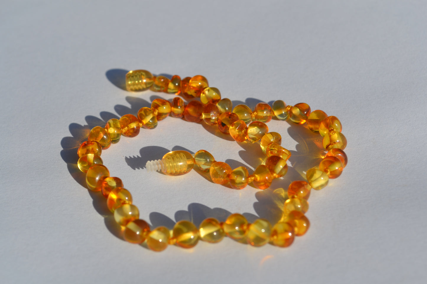 Amber baby necklace honey 32cm