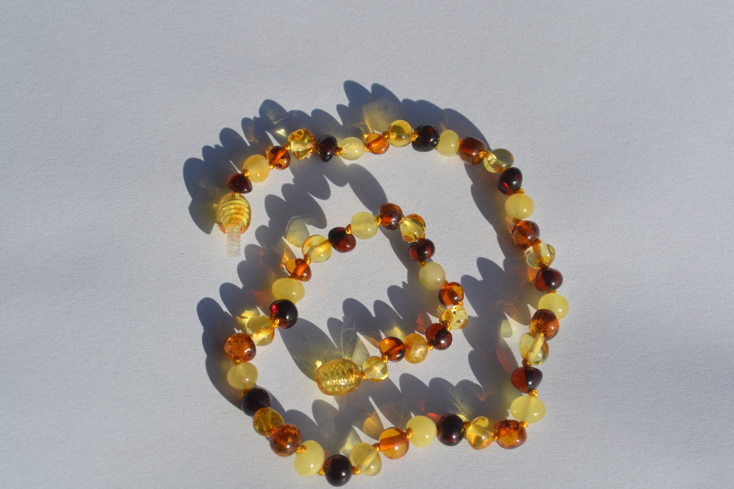 Amber baby necklace multicolor 32cm