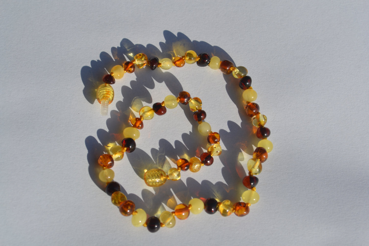 Amber baby necklace multicolor 32cm