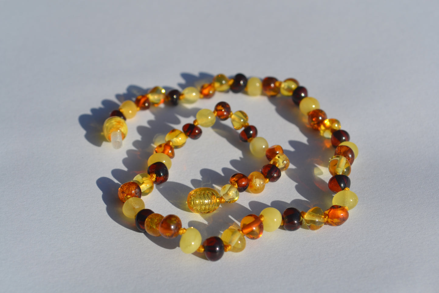 Amber baby necklace multicolor 32cm